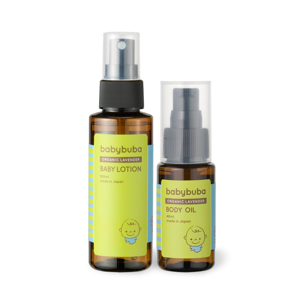 babybuba スキンケアセット(ベビーローション100ml+ボディ&マッサージオイル)