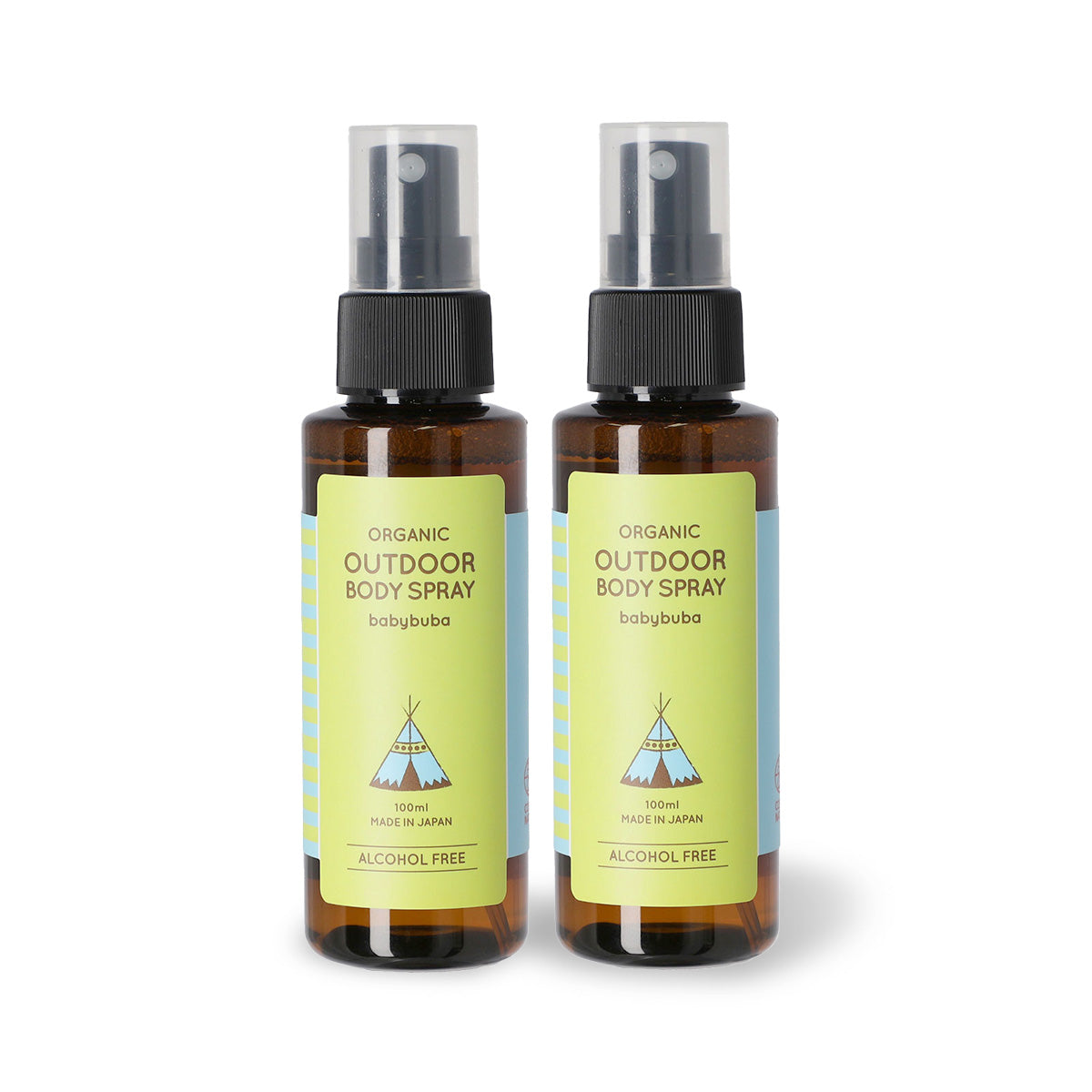 babybuba アウトドア ボディスプレー 2本セット